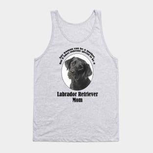 Black Lab Mom Tank Top